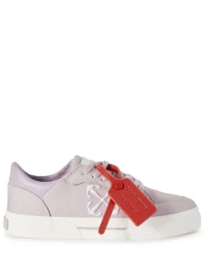 Off-White New Low Vulcanized Canvas Sneakers | Blue | FARFETCH