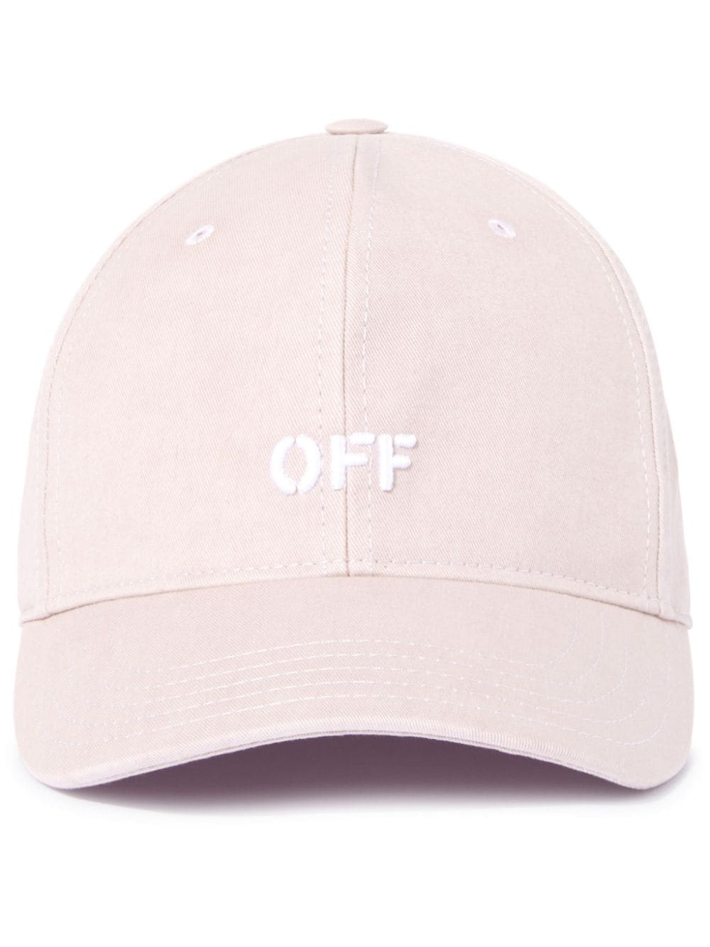 Shop Off-white Drill Off Stamp Baseball Cap In Purple