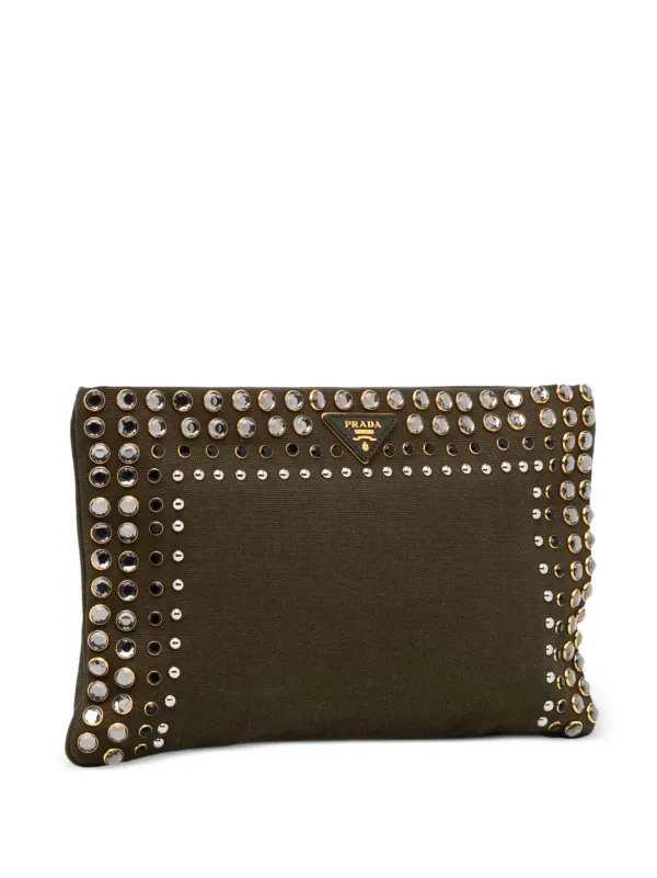 Canvas deals clutch bag