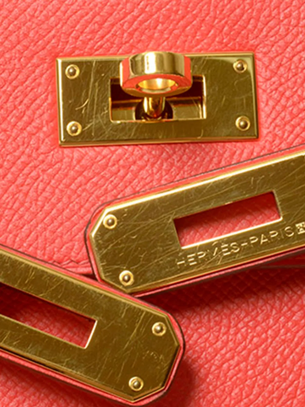 Pre-owned Hermes 2016 Epsom Kelly Sellier 28 In Pink