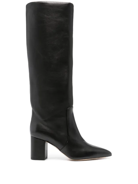 Paris Texas Anja 70mm leather boots