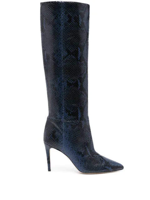 Paris Texas Stiletto 85mm leather boots
