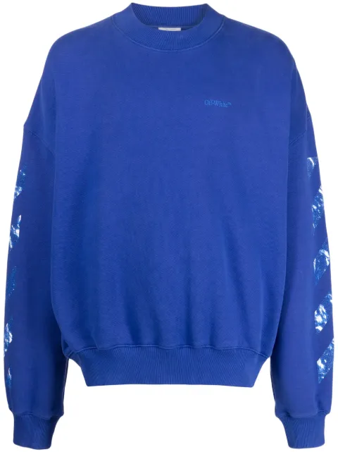 Off-White Moon Tab cotton hoodie