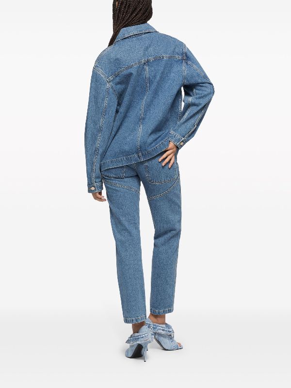 Oversized jeans jacket on sale zara