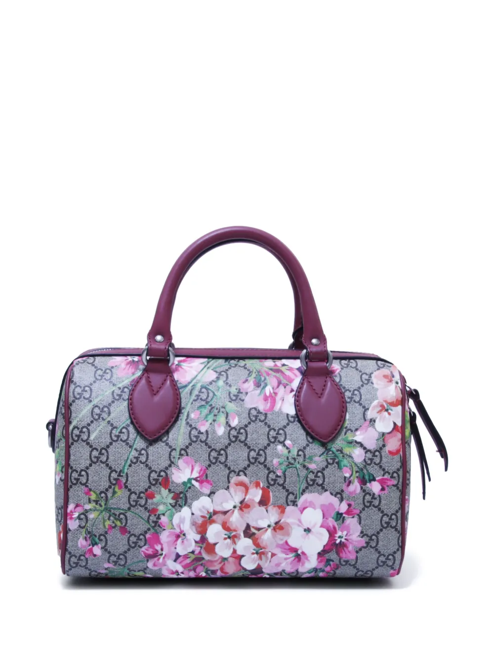 Gucci Pre-Owned Blooms GG Supreme canvas two-way bag - Beige