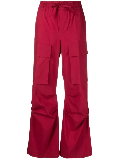 P.A.R.O.S.H. cargo-pockets pleat-detail trousers