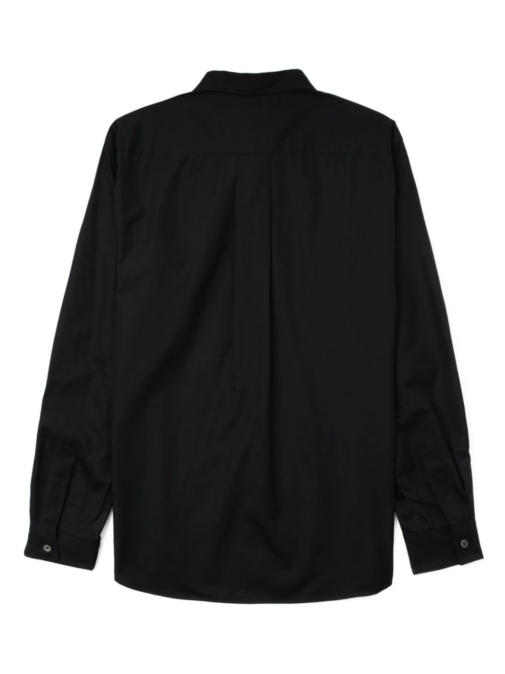 Black Comme Des Garcons buckled-strap cotton shirt Men