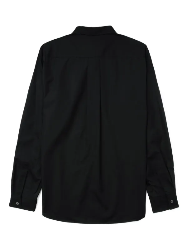 BLACK COMME des GARCONS ベルテット ハーネス シャツ Black Comme Des Garçons buckled-strap Cotton Shirt | Black
