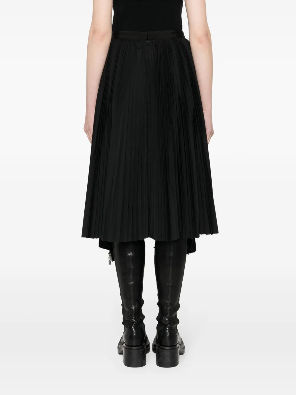 極美品✨sacai Zip Detail Pleated Skirt スカート ファッション 通販ファッション - 極美品✨sacai Zip Detail Pleated