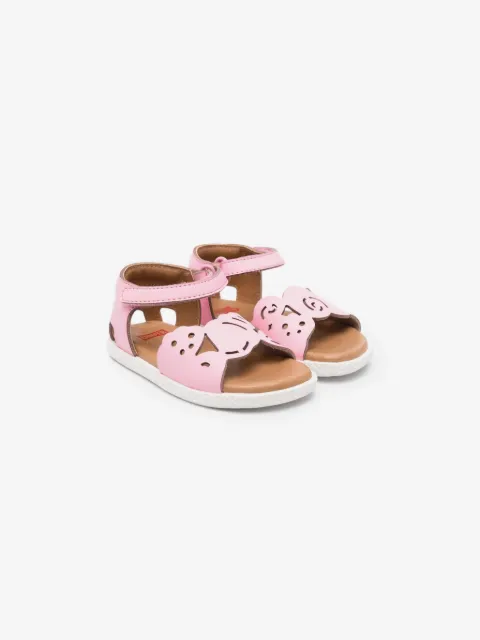 Camper Kids Miko Twins perforated leather sandals