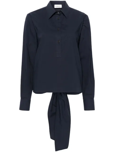 P.A.R.O.S.H. rear-tie cotton shirt