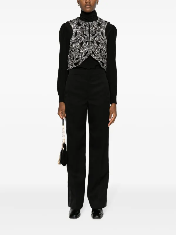 ISABEL MARANT Scarly wide-leg Trousers | Black | FARFETCH