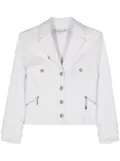 Christian Dior Pre-Owned 2010s cropped denim jacket - Neutrals