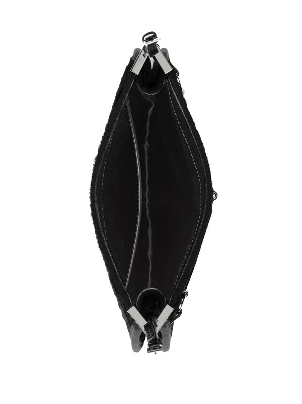 Gucci Horsebit Slim Medium Shoulder Bag, Black, Leather