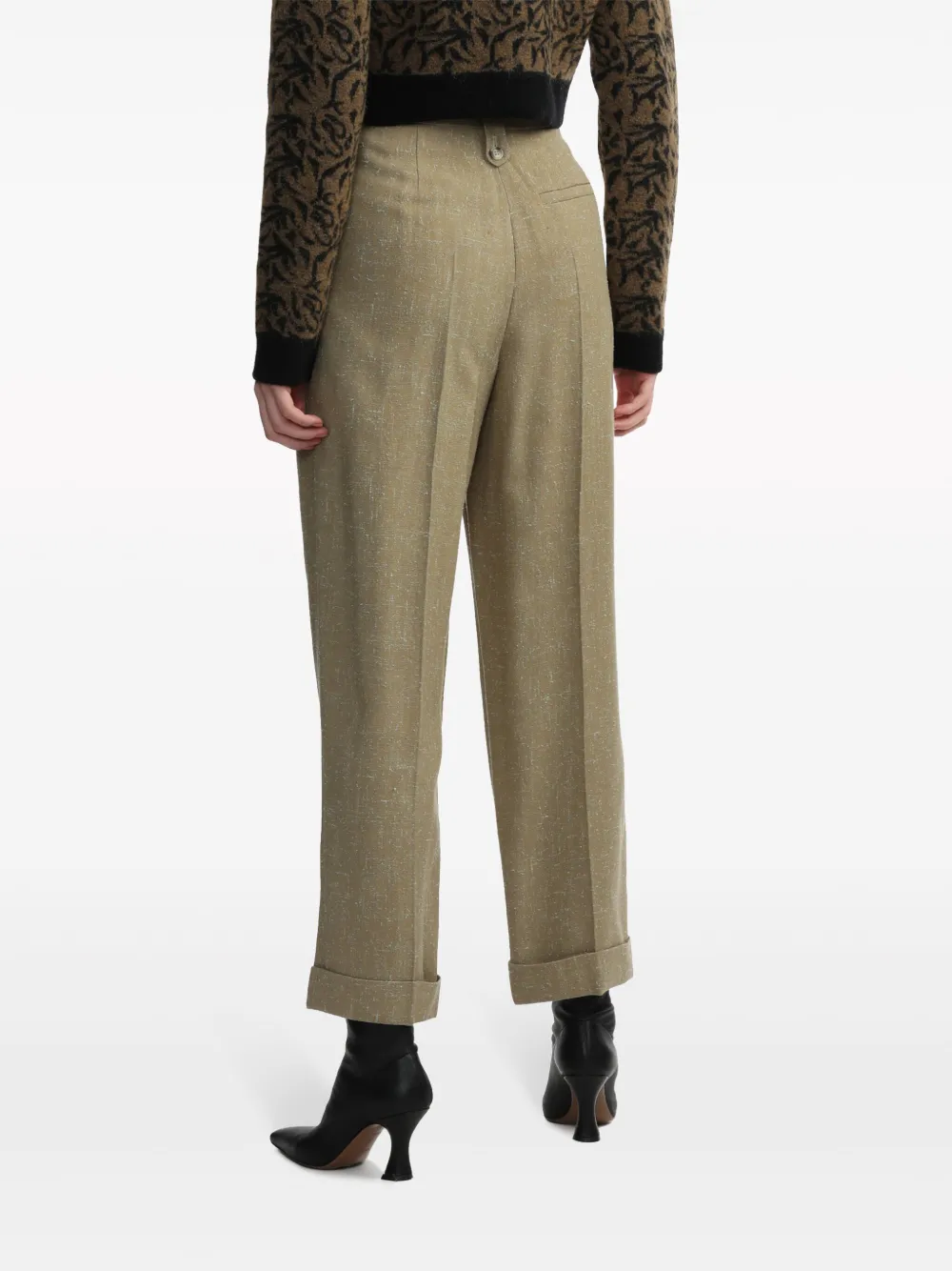 Nanushka Slim-fit broek Beige