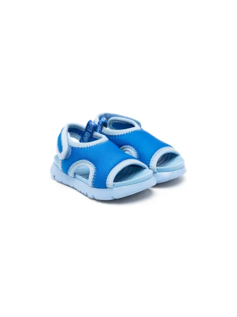 Camper Kids Oruga contrast-trim touch-strap sandals