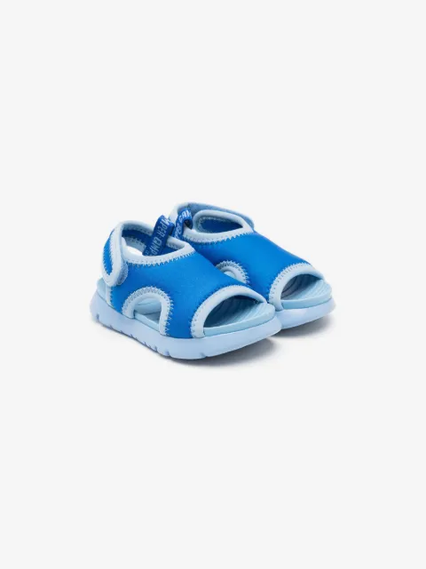 Camper Kids Oruga contrast-trim touch-strap sandals