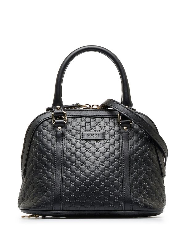 Gucci Pre-owned Mini Microguccissima Dome Satchel Bag