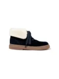 Pom D'api Trix Fur G suede ankle boots - Blue