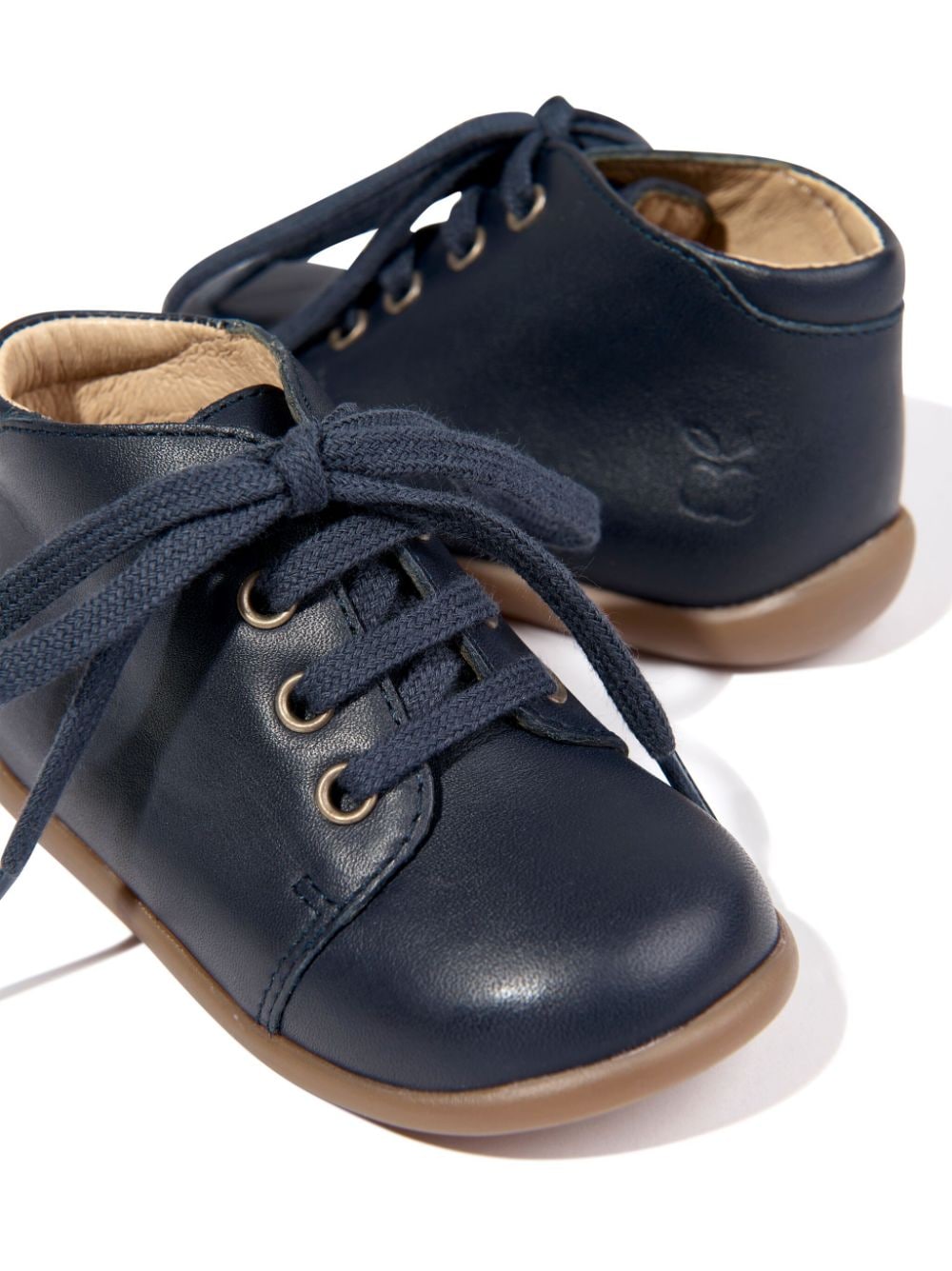 Shop Pom D'api Stand-up Leather Boots In Blue
