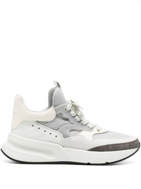 Alexander McQueen tenis con agujetas y paneles