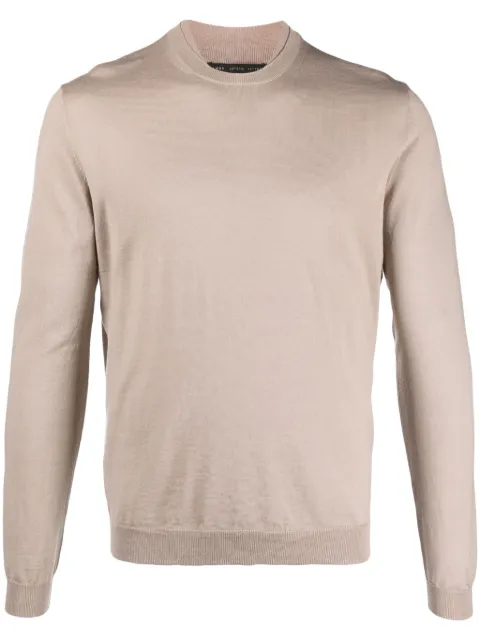 Low Brand suéter con cuello a capas