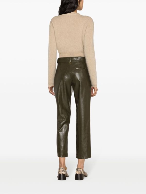 Maison margiela discount faux snakeskin pants