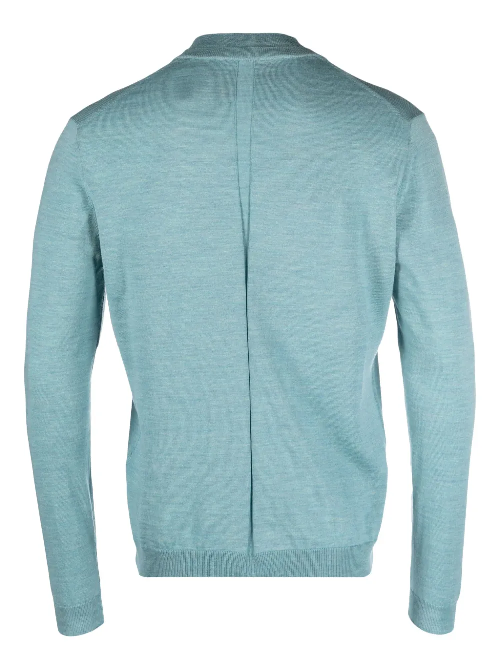 Low Brand Trui van merinowol - Blauw
