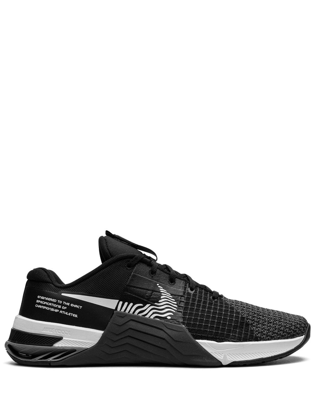 Nike Metcon 8 Flyease "smoke Grey" Sneakers In Black
