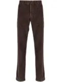 Incotex tapered corduroy cotton trousers - Brown