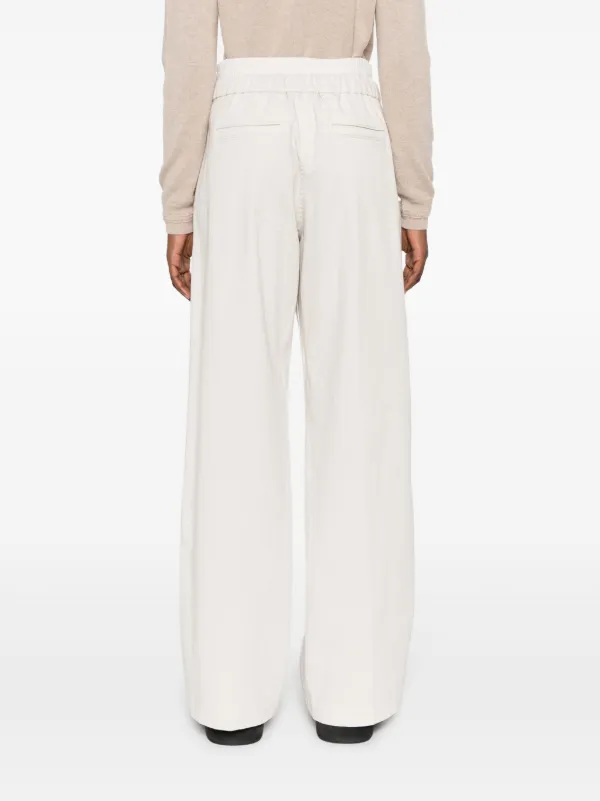 Brunello Cucinelli ドローストリング ストレートパンツ