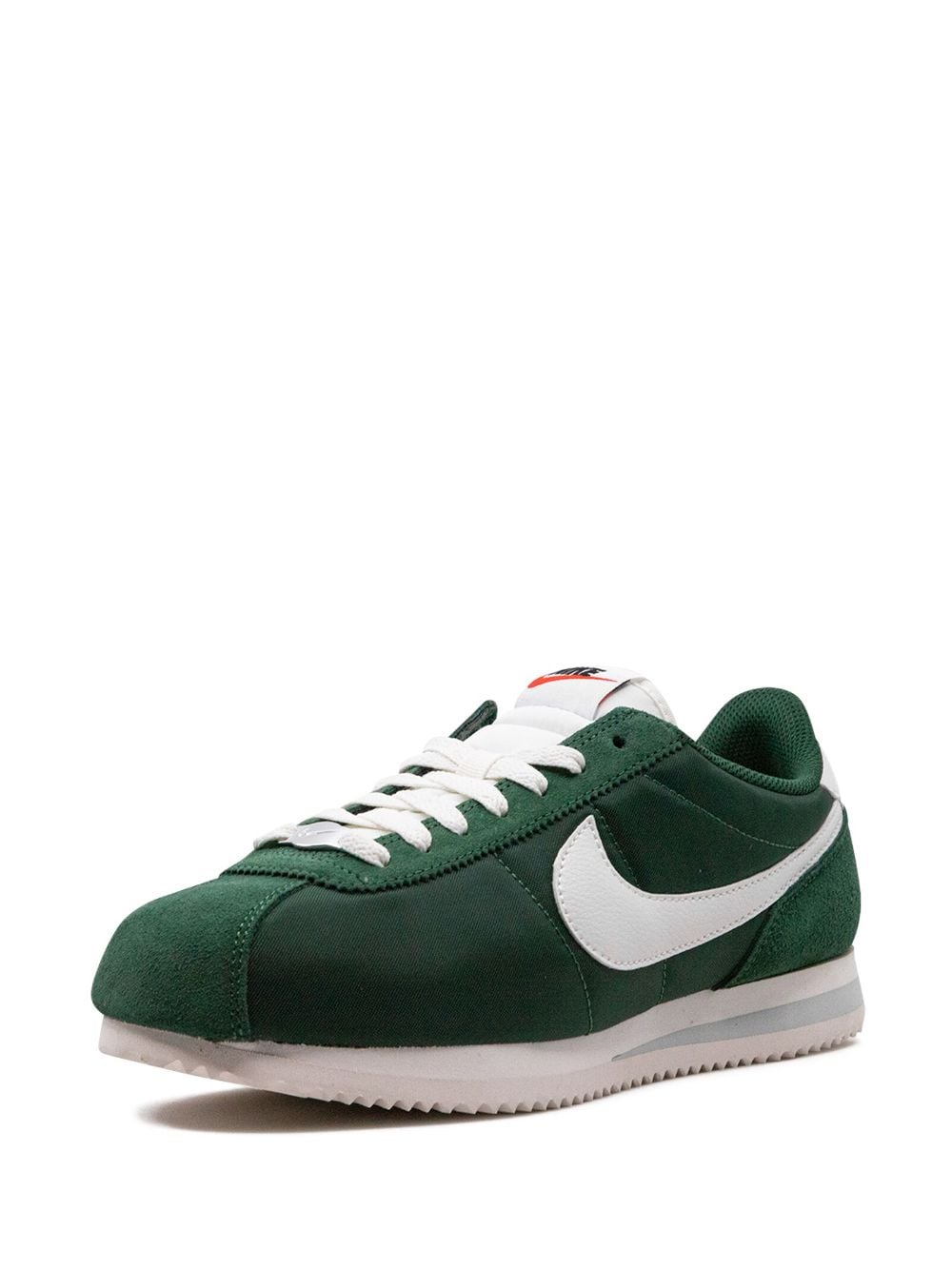 Shop Nike Cortez Suede Sneakers In Green