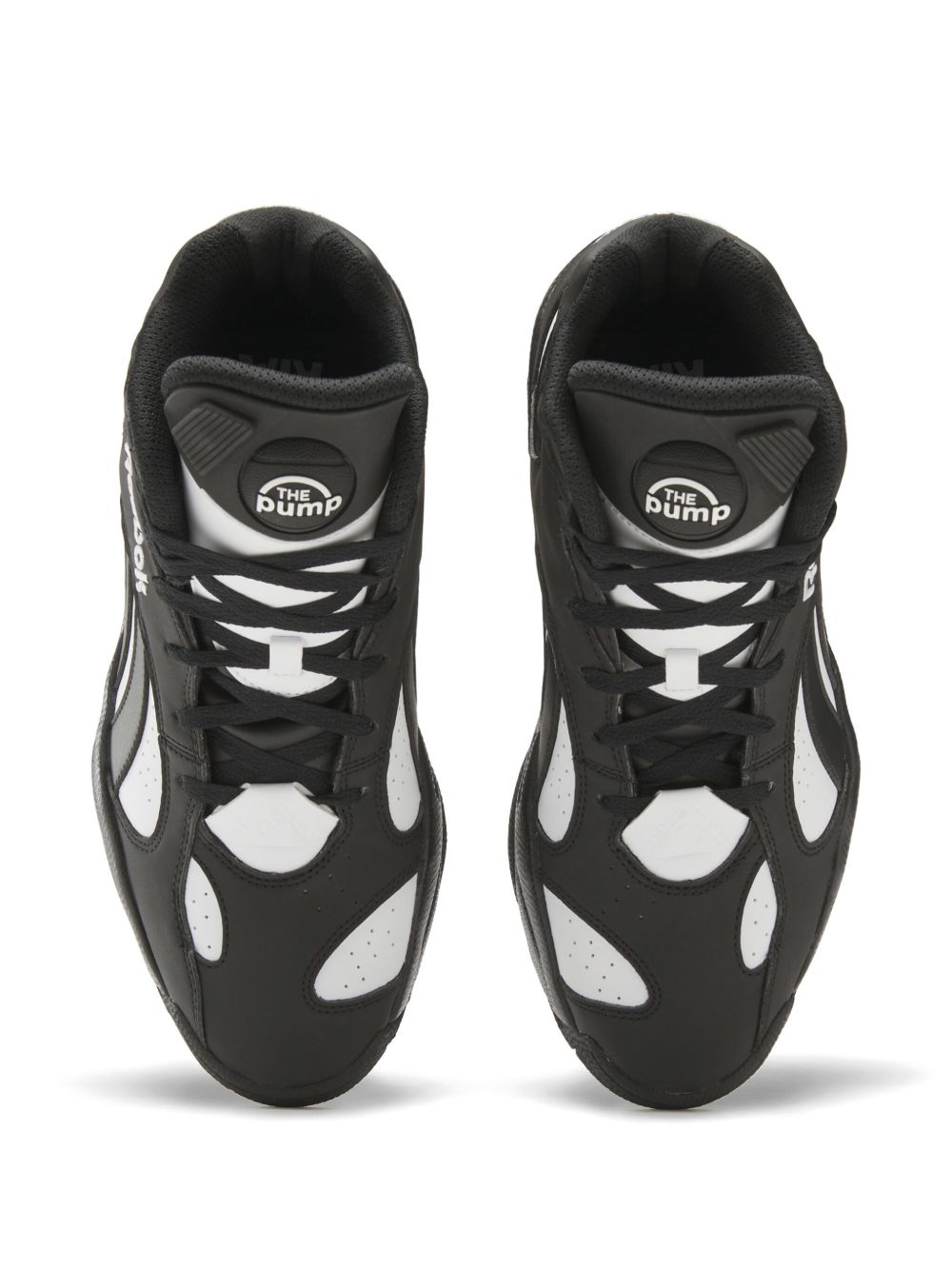 Reebok Pump Vertical high-top panelled sneakers Core black white core black