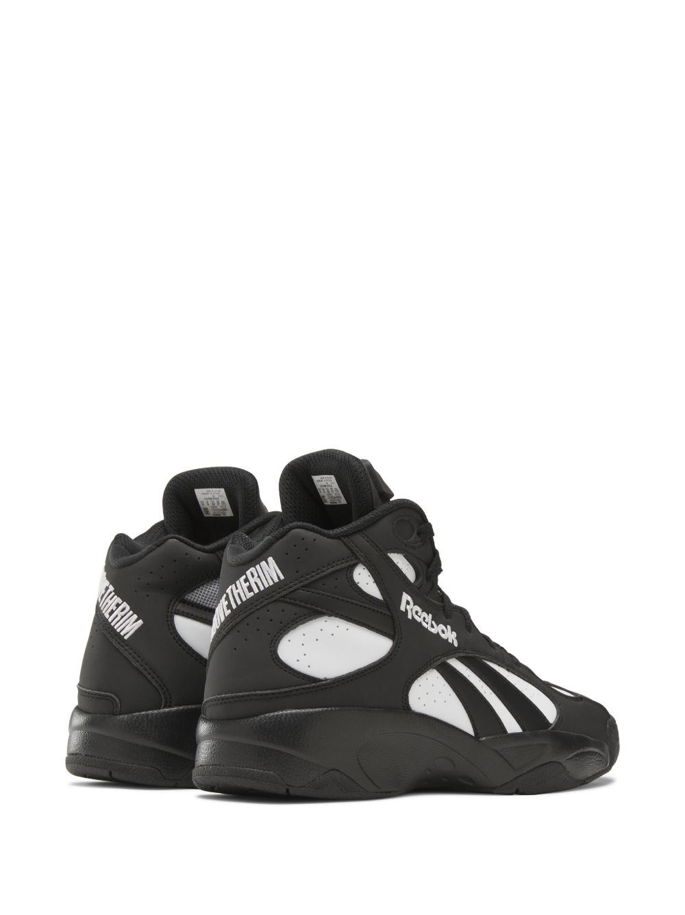 Reebok Pump Vertical high-top panelled sneakers Core black white core black