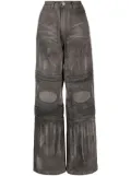 Almaz knee-pad biker jeans - Grey