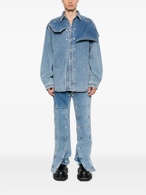 Y/Project ストレートジーンズ | ブルー | FARFETCH JP