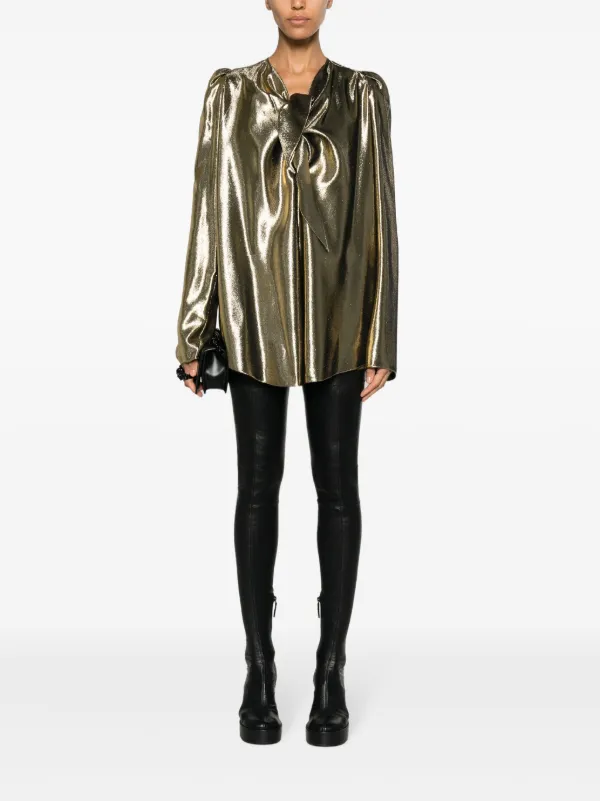 Petar Petrov The Dance metallic-finish Minidress - Farfetch