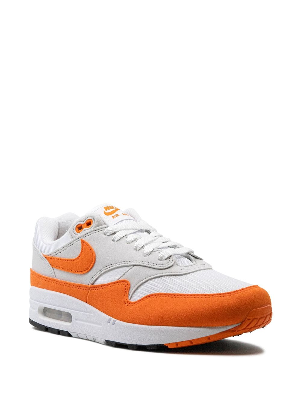 Shop Nike Air Max 1 "safety Orange" Sneakers In Neutrals