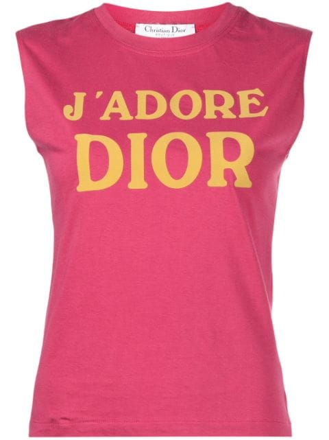 Christian Dior Pre-Owned 2002 J'Adore Dior jersey top