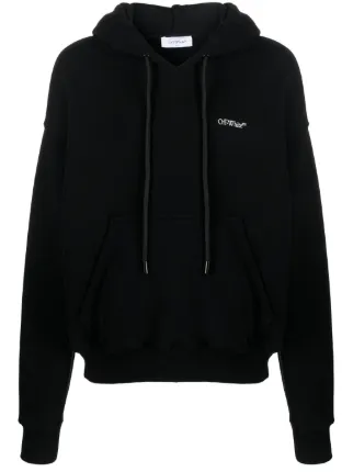 オフホワイト☆グラフィティデザイン フーディ ブラック Off-White - Off-White x Fragment Design Hoodie の通販 by