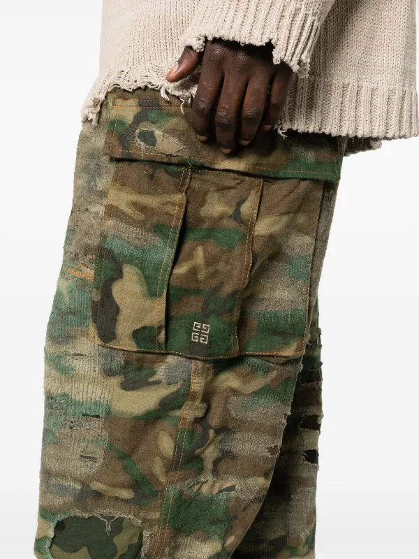 Givenchy カモフラージュ ワイドパンツ - Farfetch