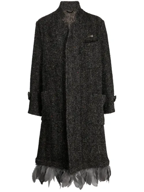 Manteau à simple boutonnage - 4SDESIGNS - Modalova