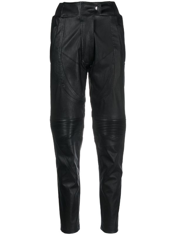 Leather Biker Trousers