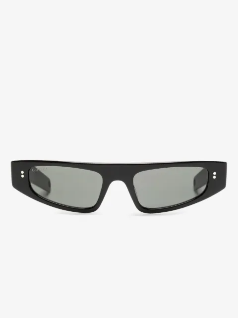 Gucci Eyewear lentes de sol con armazón cat eye y letras del logo