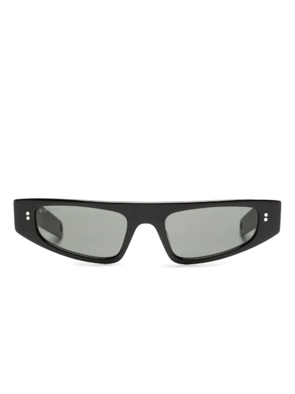 Gucci Eyewear キャットアイ サングラス | ブラック | FARFETCH JP