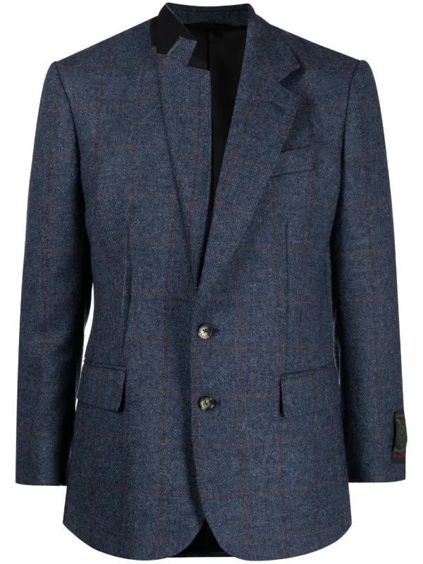 ジャケット・アウター MARINA YEE DARTS JACKET 23SS Marina Yee Darts Asymmetric single-breasted Blazer | Blue