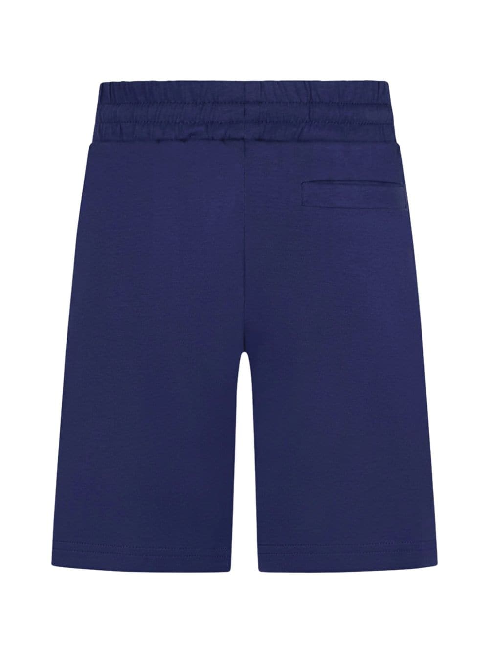 Moncler Enfant Bermuda shorts met logopatch - Blauw