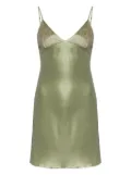 Gilda & Pearl Cocktail Hour silk slip dress - Green