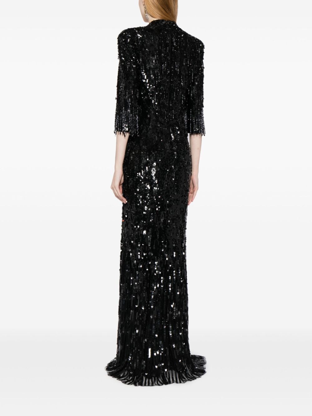 Cheap Jenny Packham Narelle V-neck sequinned A-line dress Women