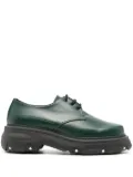 PHILEO 60mm AppleSkin™ platform Derby shoes - Green